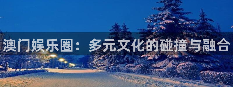 新宝5app下载：澳门娱乐圈：多元文化的碰撞与融合